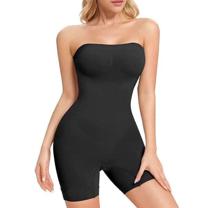 Faja moldeadora sin tirantes con control de abdomen negro XL/XXL - additional image 3