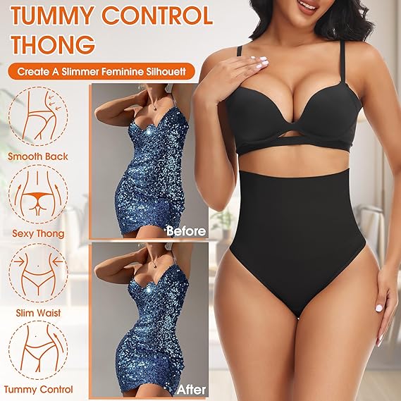 Tanga moldeadora de cadera negro S/M - additional image 17