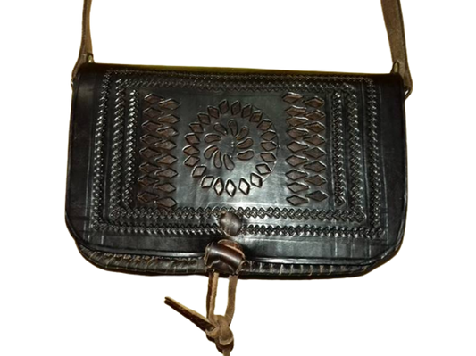 Bolso doble bolsillo pequeño calado