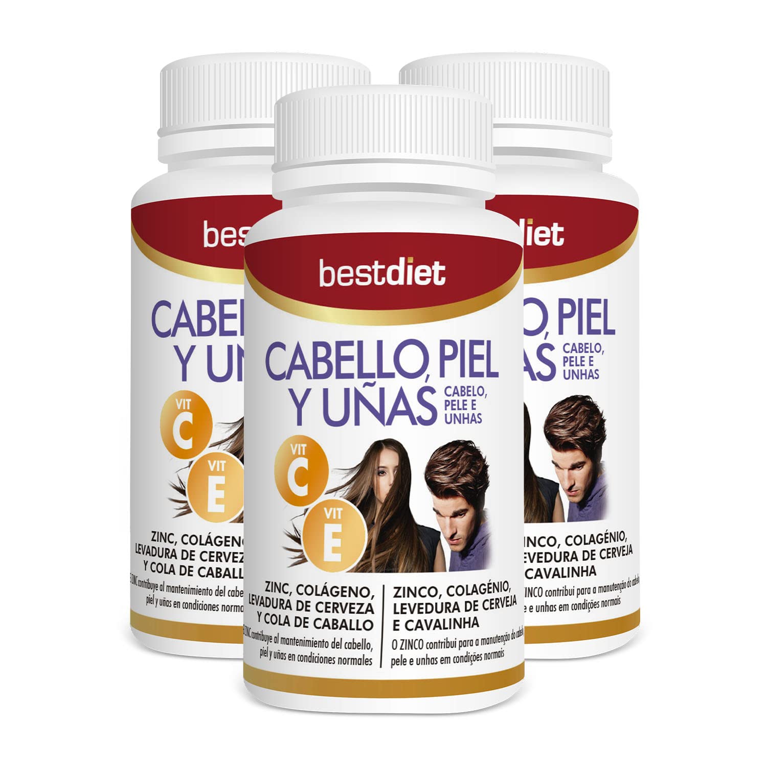 SUP Suplemento Cabello, Piel y Uñas – 60 Cápsulas Fortalecedoras